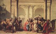 Giovanni Battista Tiepolo Christ with the Woman Taken in Adultery (mk05) oil painting picture wholesale